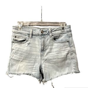 Women American Eagle Denim Stretch Shorts Size US 8